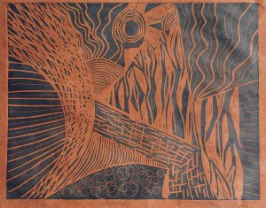 Landscape/ Nature - brown paper