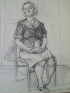 Model at the Art Academy in Sofia