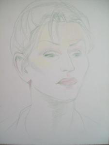 Portrait drawing - Nina