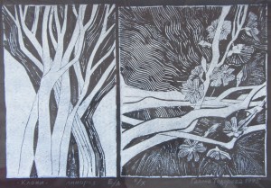 Tree Branches - black paper
