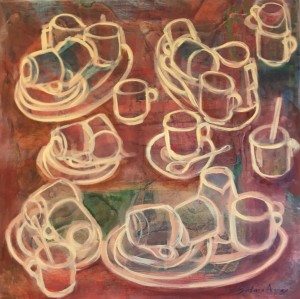 Piles of Crockery