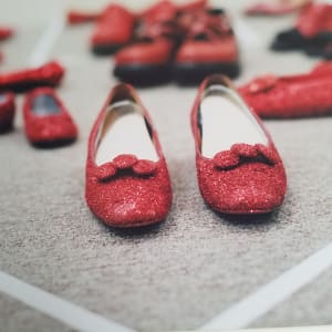 Ruby Slippers installation for Crossroads