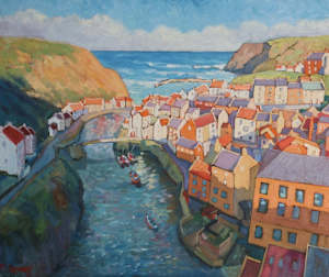 Light on Staithes