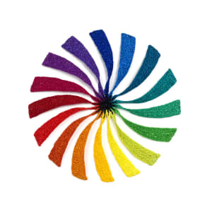 #54 Rainbow Pinwheel