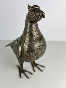 5090 - Persian Silver Bird Pitcher