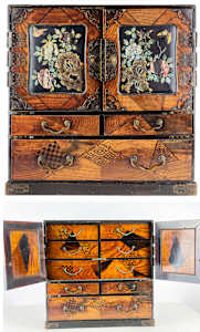 5166 - Japanese Marquetry Cabinet