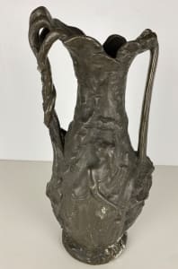 5087 - Art Nouveau metal Vase