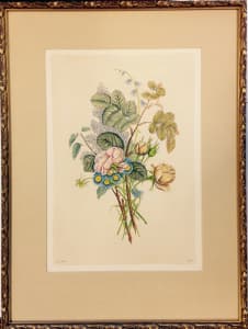 2649 - Botanical Print of Mixed Flowers