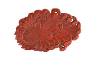 5014 - Red Wood Carving