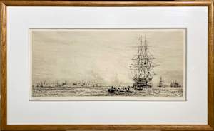 11170 - Portsmouth Harbour with H M S Victory