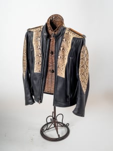Leather & Snake Jacket