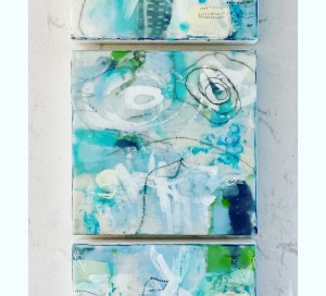 Treasure Map Triptych