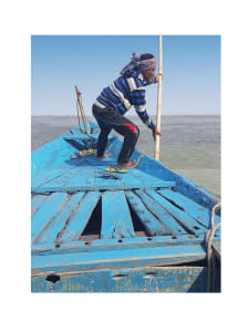 Boatman on Chillika Lake