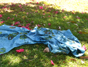 Prakash's Garden in Blue III