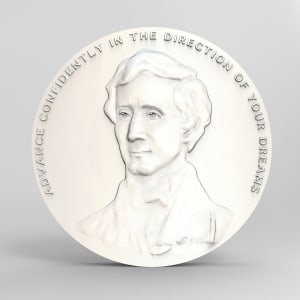 Young Thoreau "advance" medallion wip