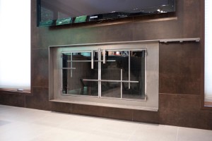 Fireplace Surround with tools