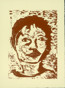 Woodcut Child