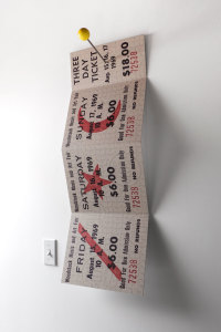 Woodstock Ticket (yellow pin) - A/P