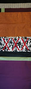 Fabric Collage Improv Kisses