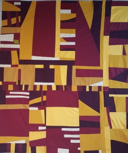 Fabric Collage Improv #4