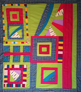 Fabric Collage Improv 7