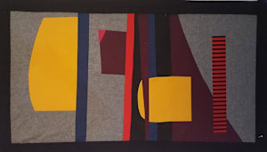 Fabric collage improv 8