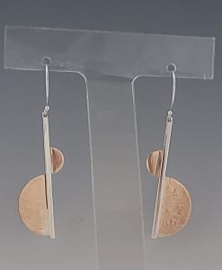 Half Disk Earrings