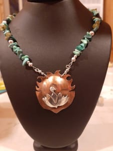 Hatching Crane Necklace