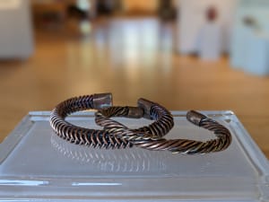 Braided Copper Cuff Bracelets