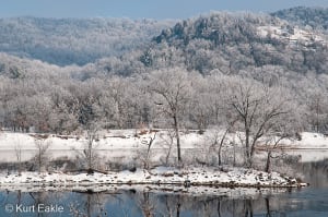 Eagle Landing (unframed matted print)
