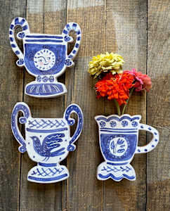 Medium Wall Vase (designs vary)
