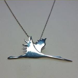 Flying Crane Necklace