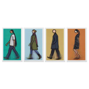 光柵明信片 Lenticular postcard - Walking (set of 4)