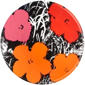 安迪沃荷 花瓷盤 Andy Warhol "Flowers" plate