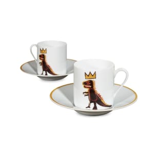 巴斯奇亞"Gold Dragon"咖啡杯盤組 Basquiat "Gold Dragon" expresso set