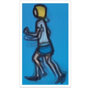 光柵明信片 Lenticular postcard - Bibi running