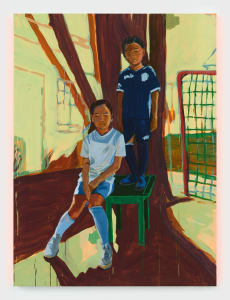 Claire Tabouret– Teguy and  Terrin in the garden  簽名海報