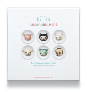 Mark Ryden 友善動物瓷盤組  Friendly Animal Plates