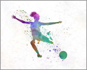 Woman Soccer Player 03