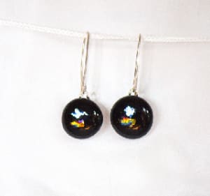 Harlequin Drop Earrings  ( round)