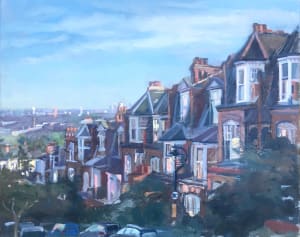 Giclee Print of Hillfield Park. Muswell Hill, London