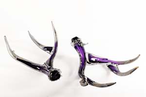 Antler Set Amethyst & Metallic