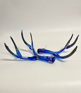 Antler Set Medium Blue w/Metallic Tips