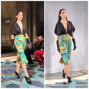 Custom Fabric Design and Hand Painted by Nicola Parente
