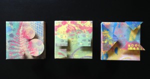 Triangle, Square, Circle (Small Triptych)