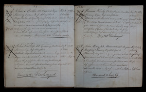 Warden's Logbook 1837, Page 89-90