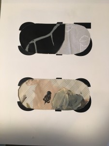 Paper cut out assemblage 2019 - 4
