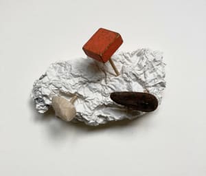Plaster Shape with Additional Pieces