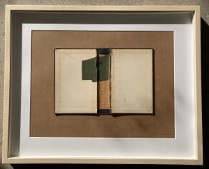 Book with painting and drawing