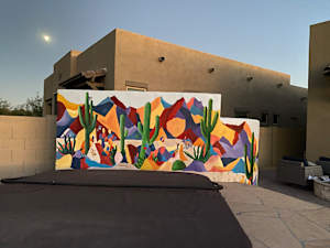 Mural - Hot Tub Desert